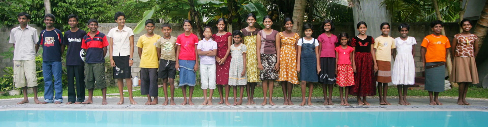 singhalesische Kindergruppe